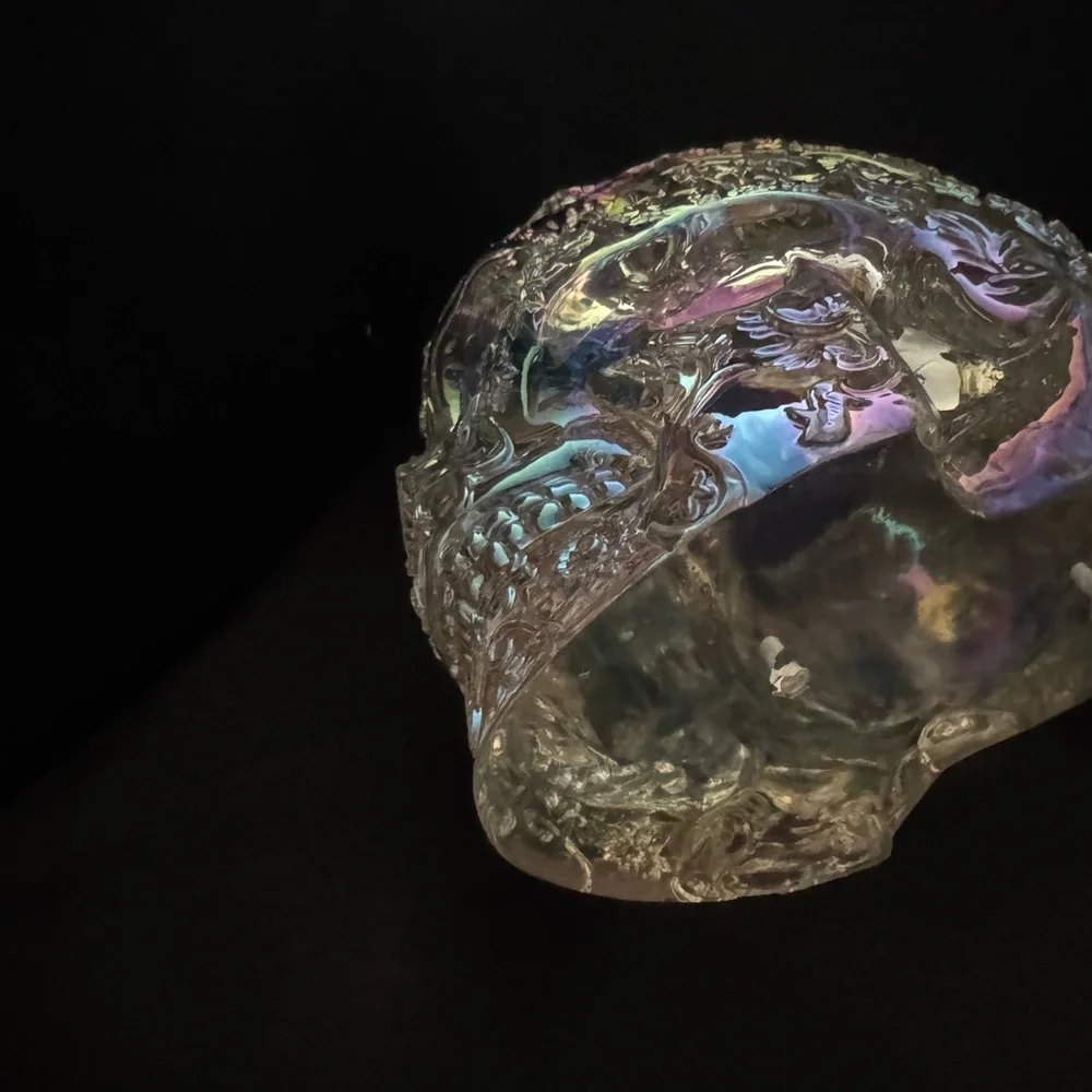 Iridescent Skull Art Decor - Picture 3 of 4
